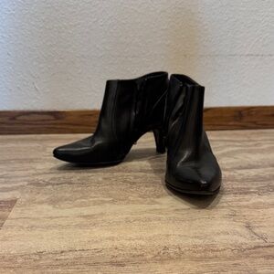 Paul Green Sleek Black Ankle Booties